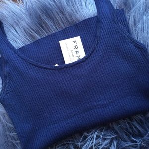FRAME ribbed sweater tank